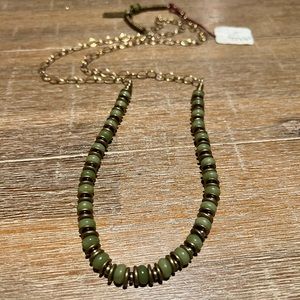 Mima necklace NWT green aventurine necklace